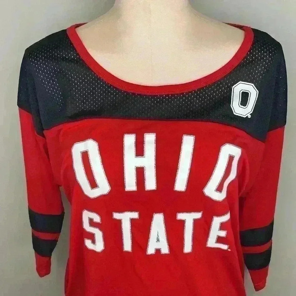Ohio State Womens 3/4 Sleeve Lightweight Tee Size Small - Picture 2 of 6